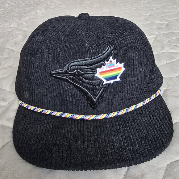 Blue Jays Pride Baseball Hat - Corduroy - Limited Edition TD Giveaway Pride 2024 - Picture 1 of 3